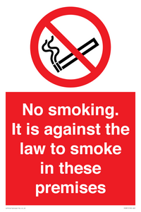 no smoking against the law